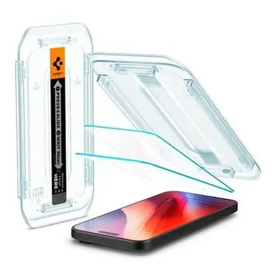 Spigen Glass tR EZ Fit tvrzené sklo iPhone 16 Pro čiré (2-pack)