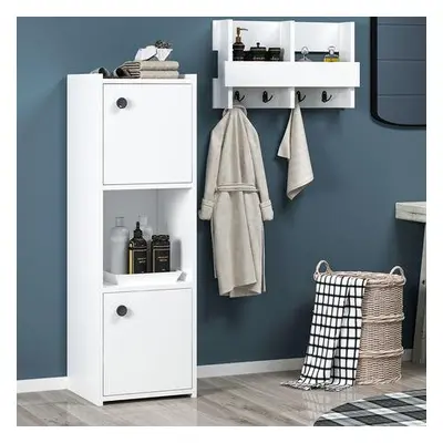 Hanah Home Bathroom Cabinet Teo - White White