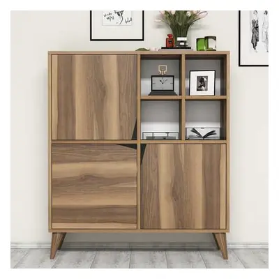 Hanah Home Multi Purpose Cabinet Pulse - Walnut Walnut