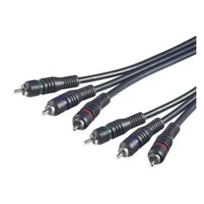 PremiumCord Kabel 3x CINCH-3x CINCH M/M 10m HQ