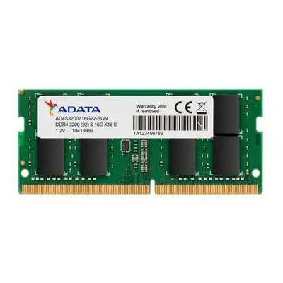 ADATA SODIMM DDR4 16GB 3200MHz 512x8, Premier Single Tray, AD4S320016G22-SGN