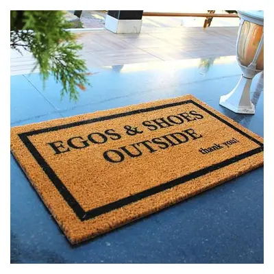 Aberto Design Coco Doormat Egos&Shoes Outside BrownBlack