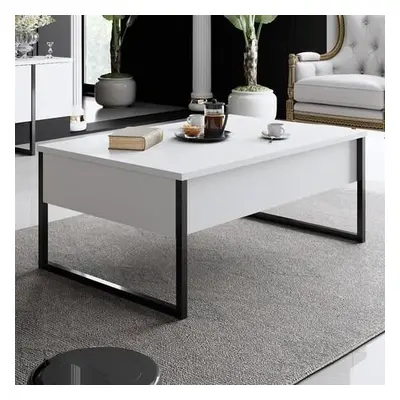 Hanah Home Coffee Table Luxe - White, Black