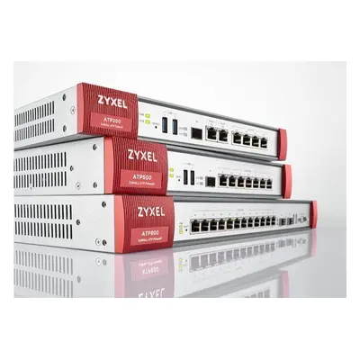 Zyxel ATP200 Firewall, 10/100/1000, 2*WAN, 4*LAN/DMZ ports, 1*SFP, 2*USB with 1 Yr Gold Securi