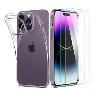 Spigen Crystal kryt + sklo pro iPhone 14 Pro Max