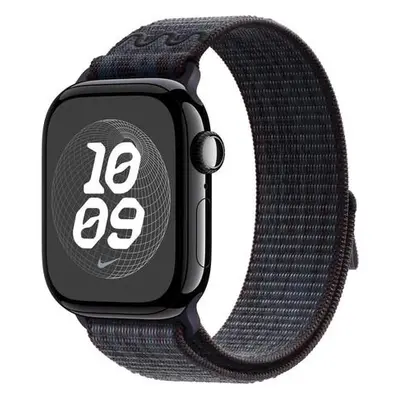 Apple Watch 42/41/40mm černo-modrý provlékací sportovní řemínek Nike