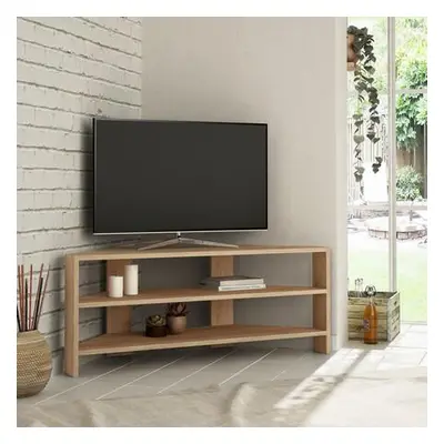 Hanah Home TV Stand Thales Corner - Oak Oak