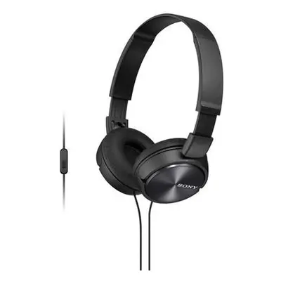 SONY headset náhlavní MDRZX310APB/ sluchátka drátová + mikrofon/ 3,5mm jack/ citlivost 98 dB/mW/