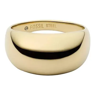 Fossil Výrazný pozlacený prsten pro ženy Ellis JF04746710 57 mm