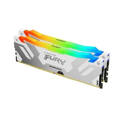 Kingston Fury Renegade RGB White DIMM DDR5 64GB 6000MHz, XMP, bílá (Kit 2x 32GB), KF560C32RWAK2-