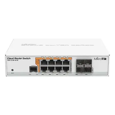 MikroTik CRS112-8P-4S-IN Cloud Router Switch, CRS112-8P-4S-IN