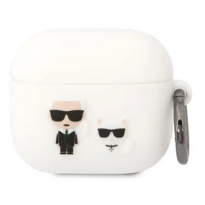 Karl Lagerfeld and Choupette Liquid Silicone Apple AirPods 3 KLACA3SILKCW