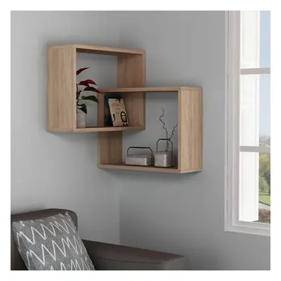 Hanah Home Wall Shelf Ring - Sonoma Oak Sonoma Oak