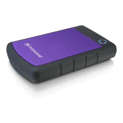 TRANSCEND 4TB StoreJet 25H3P, 2.5”, USB 3.0 (3.1 Gen 1) Externí Anti-Shock disk, tenký profil, č