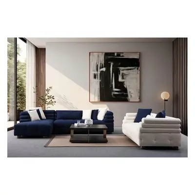 Atelier del Sofa Corner Sofa Boston Left - Night Blue Night Blue