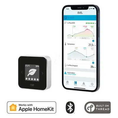 Eve Room vnitřní monitor kvality ovzduší (Apple HomeKit a Thread)