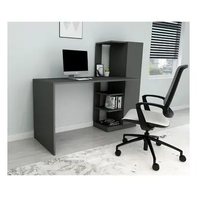 Hanah Home Study Desk Yagiz - Anthracite Anthracite