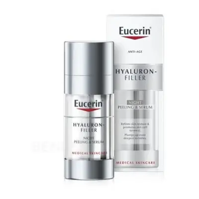 Eucerin Noční obnovující a vyplňující sérum Hyaluron Filler (Night Peeling & Serum) 30 ml