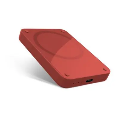 iStores by Epico 4200mAh Magnetic Wireless Power Bank - red