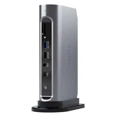 Satechi Thunderbolt 4 Multimedia Pro Dock - Space Gray Aluminium, ST-DT4PMM-EU