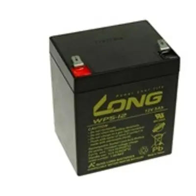 Long 12V 5Ah olověný akumulátor F2, PBLO-12V005-F2A