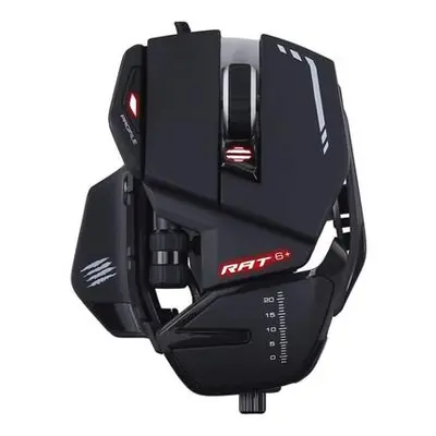 Mad Catz herní optická myš R.A.T. 6+ černá, MR04DCINBL000-0