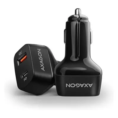 AXAGON PWC-PQ38 PD & QC car charger 38W