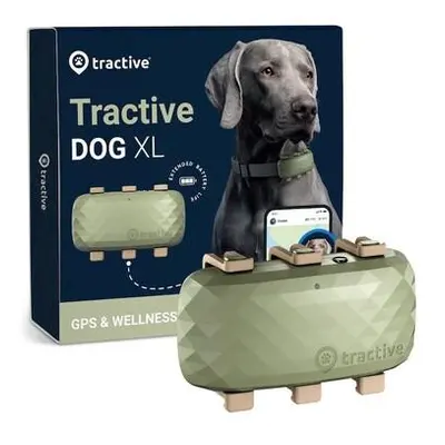 Tractive GPS DOG XL tracker polohy a aktivity pro psy zelený