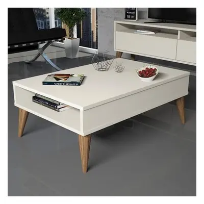 Hanah Home Coffee Table Best - Cream Cream