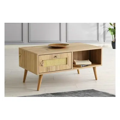 Hanah Home Coffee Table Sidyma - Oak Oak