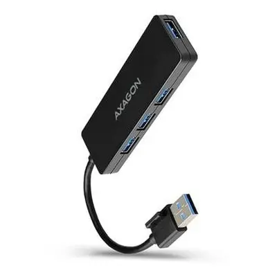 AXAGON SLIM hub USB-A / HUE-G1A / USB 3.2 Gen1 / 4x USB-A / 0,1m, HUE-G1A