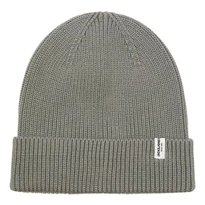 Jack&Jones Pánská čepice JACBRINK 12193386 Castor Gray