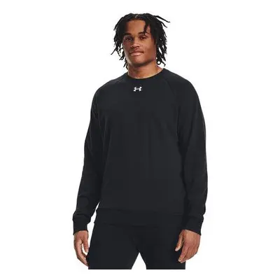 Under Armour Pánská mikina Rival Fleece Crew black S, Černá