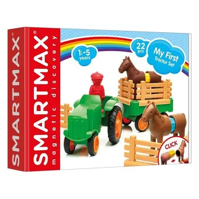 SMARTMAX Magnetická stavebnice Můj první traktor 22 dílků