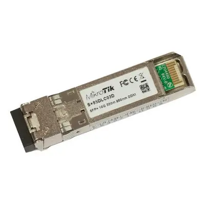 MikroTik S+85DLC03D SFP+ optický modul , MM, 300m, 10G, 850nm, S+85DLC03D