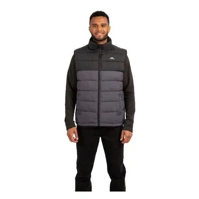 Trespass Pánská zateplená vesta Oskar Gilet black S, Černá