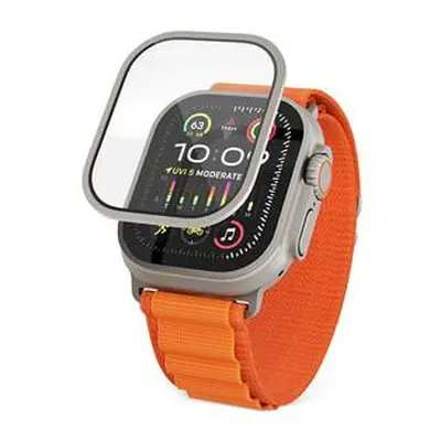 Epico Safírové sklo s titanovým rámem Apple Watch Ultra 2 49mm