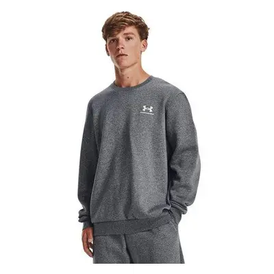 Under Armour Pánská mikina Essential Fleece Crew pitch gray medium heather 3XL, XXXL