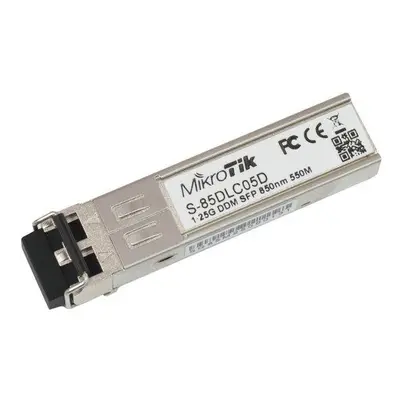 MikroTik S-85DLC05D SFP optický modul , MM, 550m, 1,25G, 850Nm, S-85DLC05D