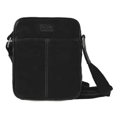 SEGALI Pánská kožená crossbody taška 7018 Black