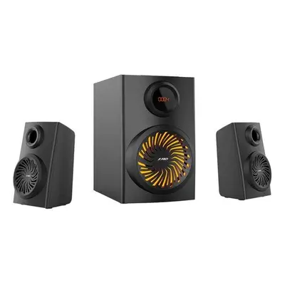 FENDA F&D repro F190X/ 2.1/ 46W/ černé/ BT5.0/ FM rádio/ USB přehrávání/ LED podsvícení/ dálkové