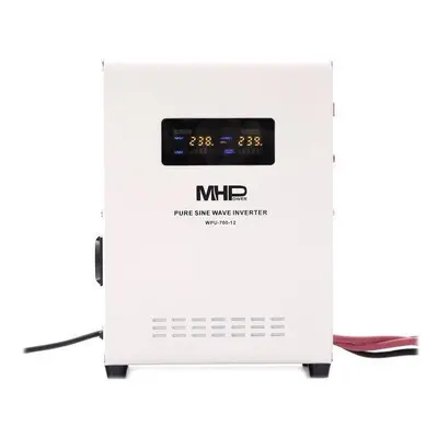 MHPower záložní zdroj WPU-700-12, UPS, 700W, čistý sinus, 12V, WPU-700-12