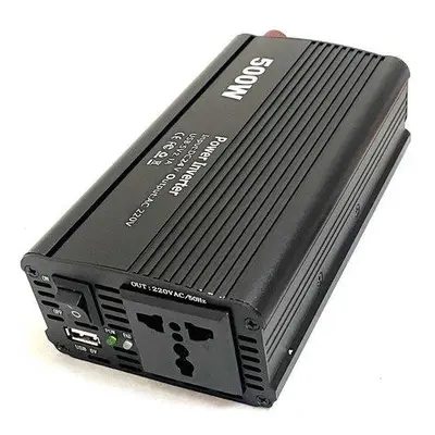 EUROCASE měnič napětí AC/DC 24V/230V/ 500W/ USB