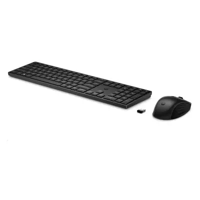 HP 650 Wireless Keyboard & Mouse Black- CZ/SK klávesnice a myš, černá, 4R013AA#AKB