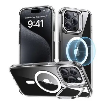 ESR Classic Hybrid (HaloLock) case with stand for iPhone 16 Pro Max (transparent)