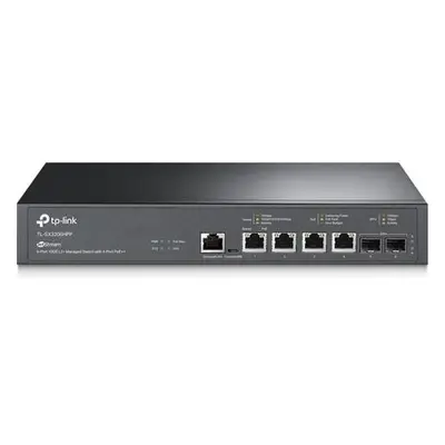 TP-Link TL-SX3206HPP - JetStream 6portový řízený switch 10GE L2+, 4 PoE++ porty, TL-SX3206HPP