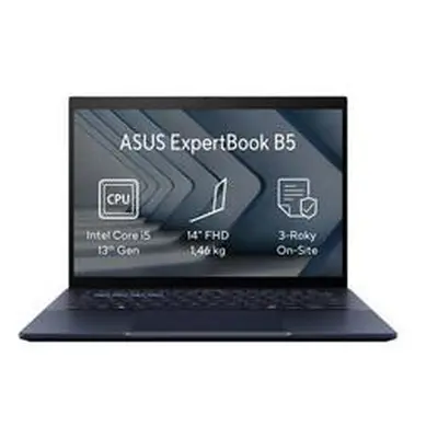 ASUS ExpertBook B5 i5-1340P/16GB/512GB SSD/14" WUXGA/3yr ON-SITE NBD/W11P/Černá, B5404CVA-Q50181