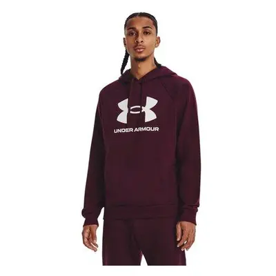 Under Armour Pánská mikina Rival Fleece Logo HD dark maroon S