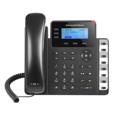 Grandstream GXP1628 VoIP telefon - 2x SIP účet, HD audio, 3 prog.tl.+8 předvoleb, switch 2xLAN 1