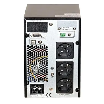 EUROCASE 902P 2000VA, čistý sinusový výstup, 3x (Schuko), USB, RS232 , EA902P